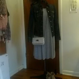 NWOT Gap soft grey shift dress